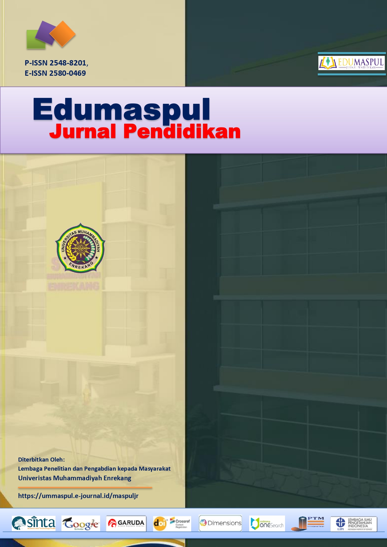 					View Vol. 8 No. 1 (2024):  Edumaspul: Jurnal Pendidikan
				